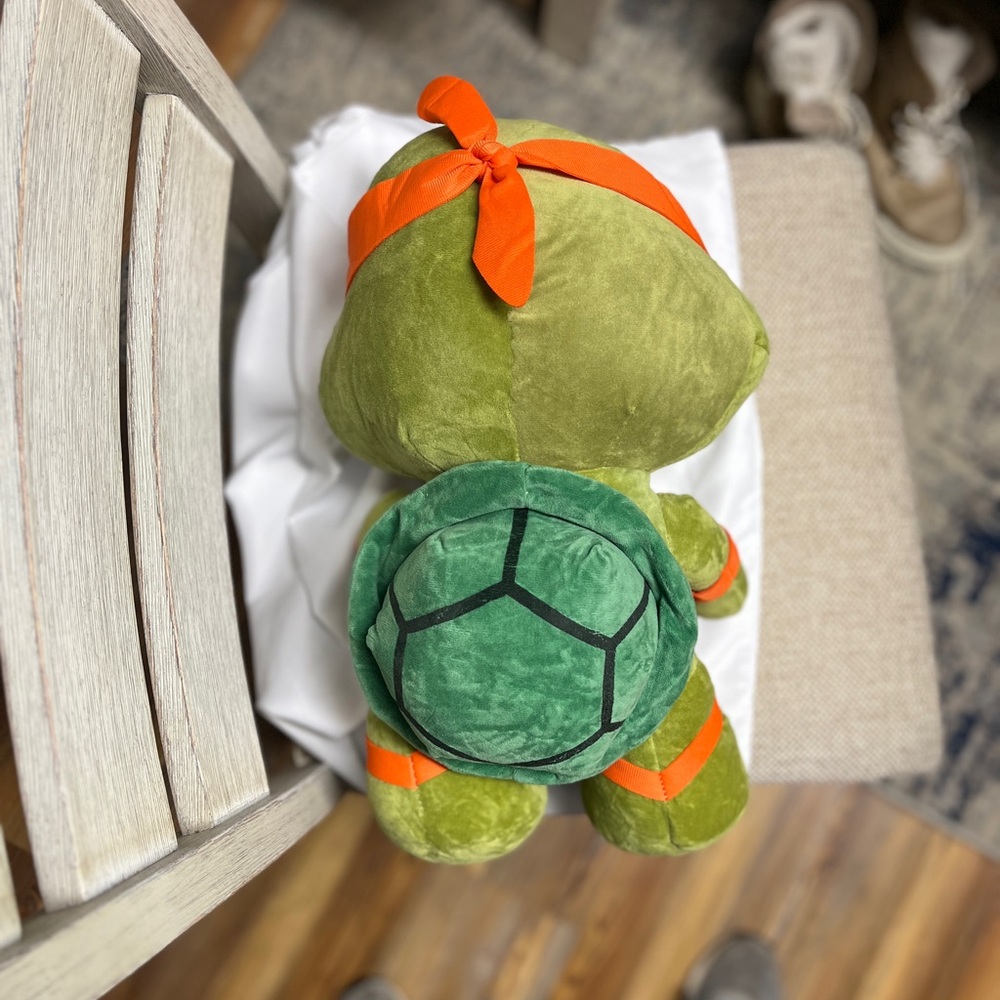Teenage Mutant Ninja Turtle , NIP, Michelangelo, No Tags, Plush, 16.5x10x8” - Picture 7 of 11